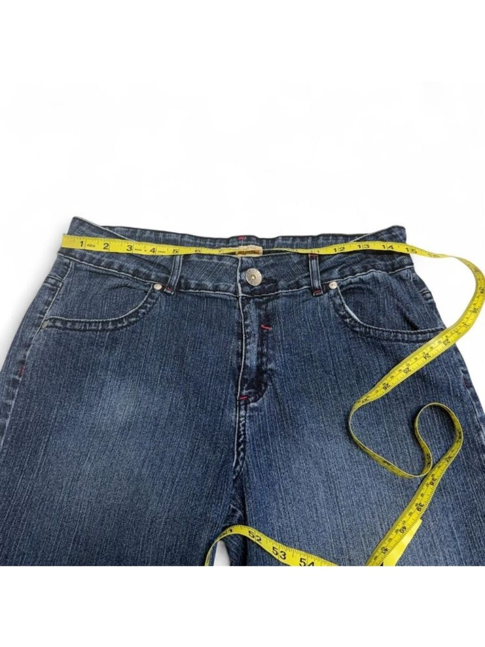 Vintage Y2K Faded Glory Bermuda Shorts Jorts Youth Girls 14 1/2 Summer Retro - Picture 6 of 8